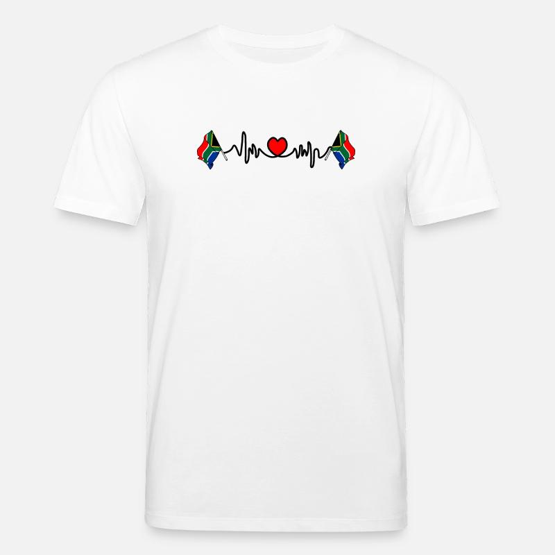 Herzfrequenz-Cardio für Südafrika - Stanley/Stella Unisex Bio-T-Shirt CREATOR  - Weiß
