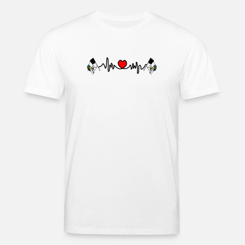 Herzfrequenz-Cardio für Graubünden Schweiz - Stanley/Stella Unisex Bio-T-Shirt CREATOR  - Weiß