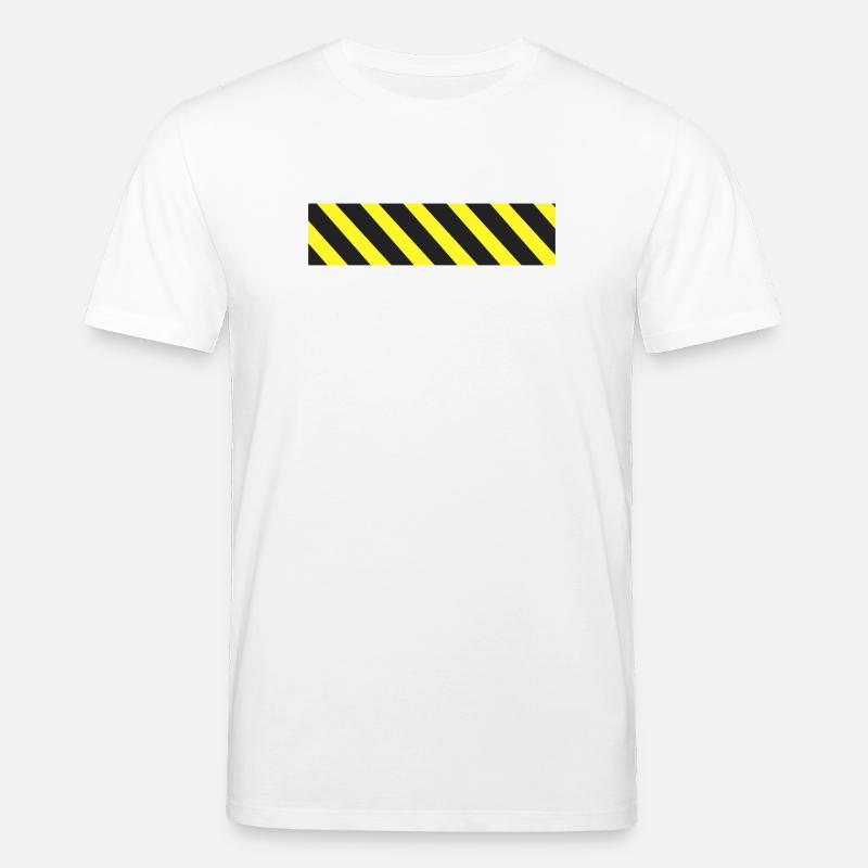 Ruban de précaution - T-shirt bio CREATOR Stanley/Stella Unisexe - blanc