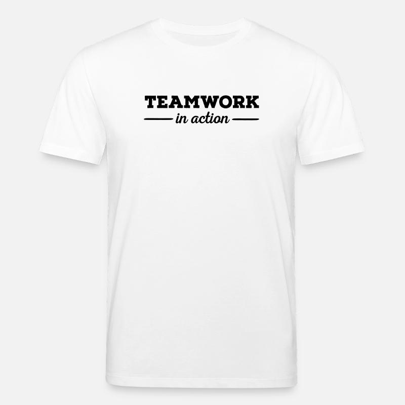 922360 1004360384 teamwork - T-shirt bio CREATOR Stanley/Stella Unisexe - blanc