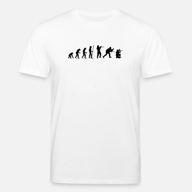 paintball_evolution - Stanley/Stella Unisex Bio-T-Shirt CREATOR  - Weiß