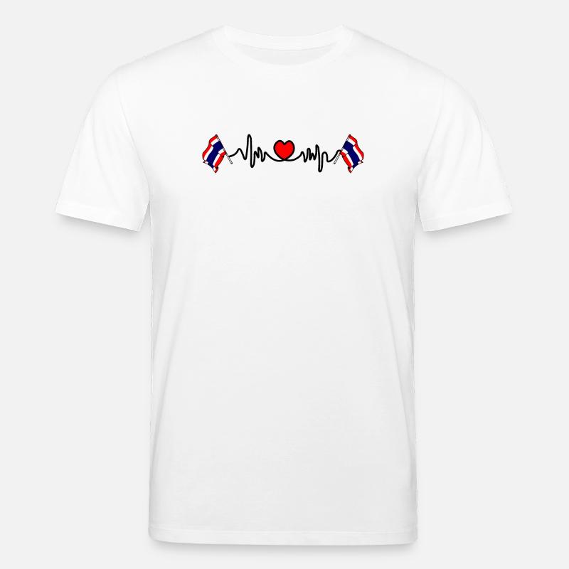 Herzfrequenz-Cardio für Thailand - Stanley/Stella Unisex Bio-T-Shirt CREATOR  - Weiß