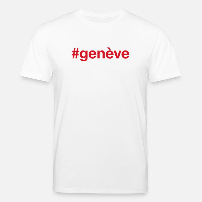 GENEVE Genf Suisse Schweiz - Stanley/Stella Unisex Bio-T-Shirt CREATOR  - Weiß