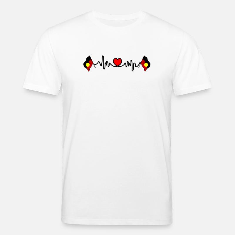 Herzfrequenz-Cardio für Aborigines - Stanley/Stella Unisex Bio-T-Shirt CREATOR  - Weiß