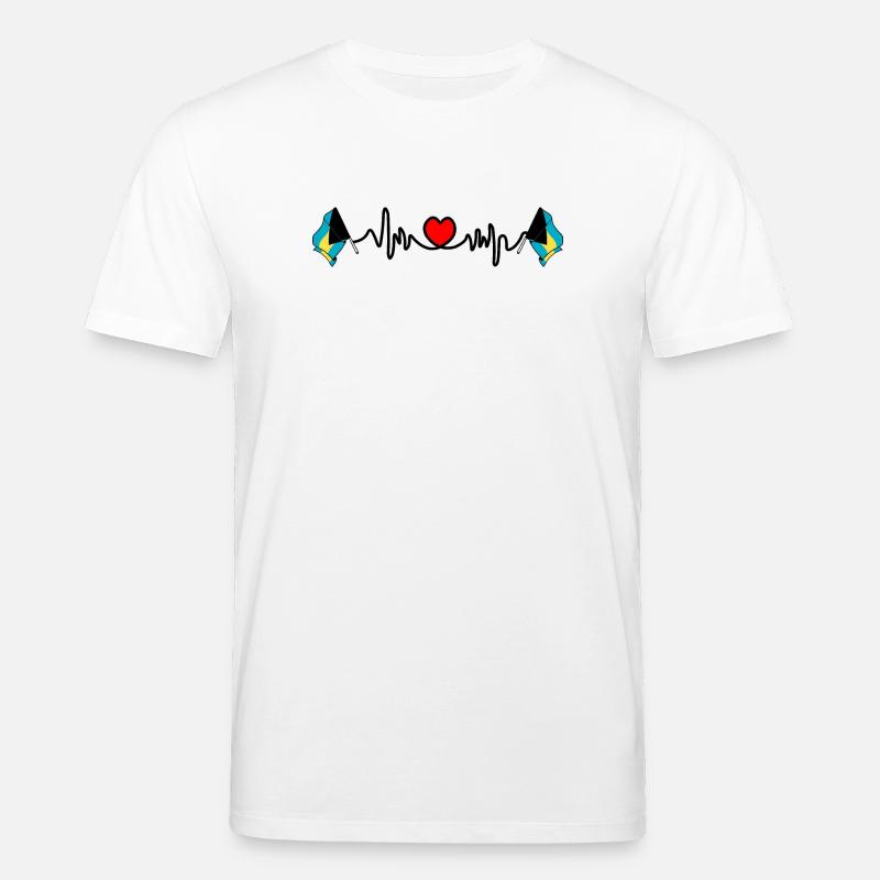 Herzfrequenz-Cardio für Bahamas - Stanley/Stella Unisex Bio-T-Shirt CREATOR  - Weiß