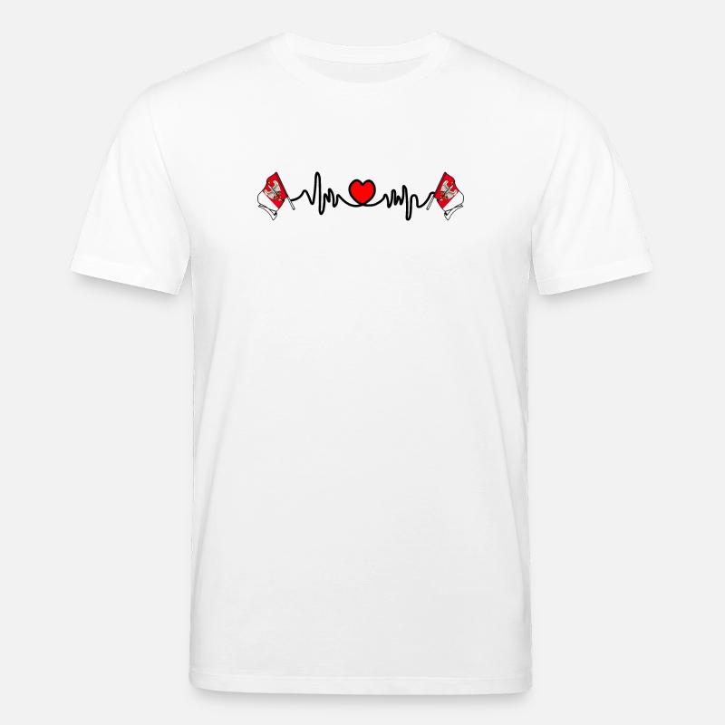 Herzfrequenz Cardio, Großpolen - Stanley/Stella Unisex Bio-T-Shirt CREATOR  - Weiß