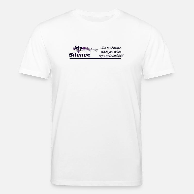 My Silence, Kleidungsdesign - Stanley/Stella Unisex Bio-T-Shirt CREATOR  - Weiß