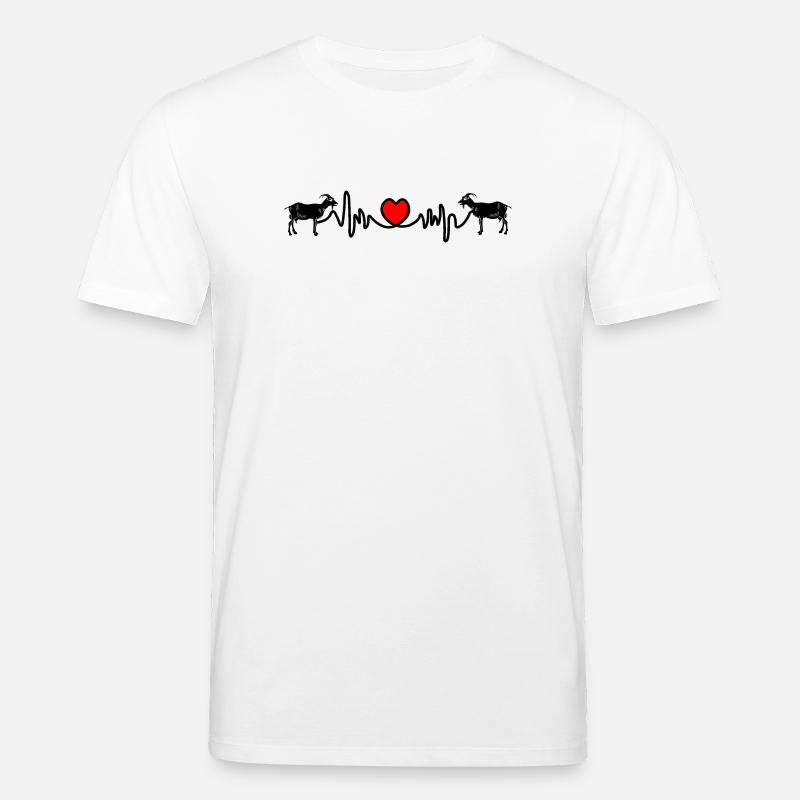 Ziegen-Cardio - Stanley/Stella Unisex Bio-T-Shirt CREATOR  - Weiß