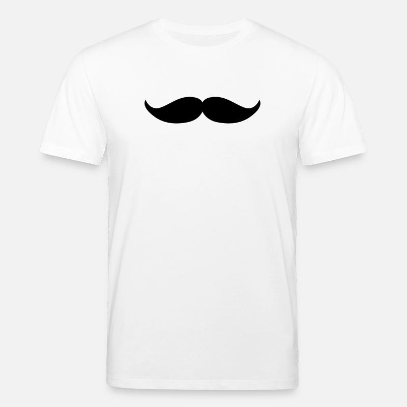 Moustache de morse - T-shirt bio CREATOR Stanley/Stella Unisexe - blanc