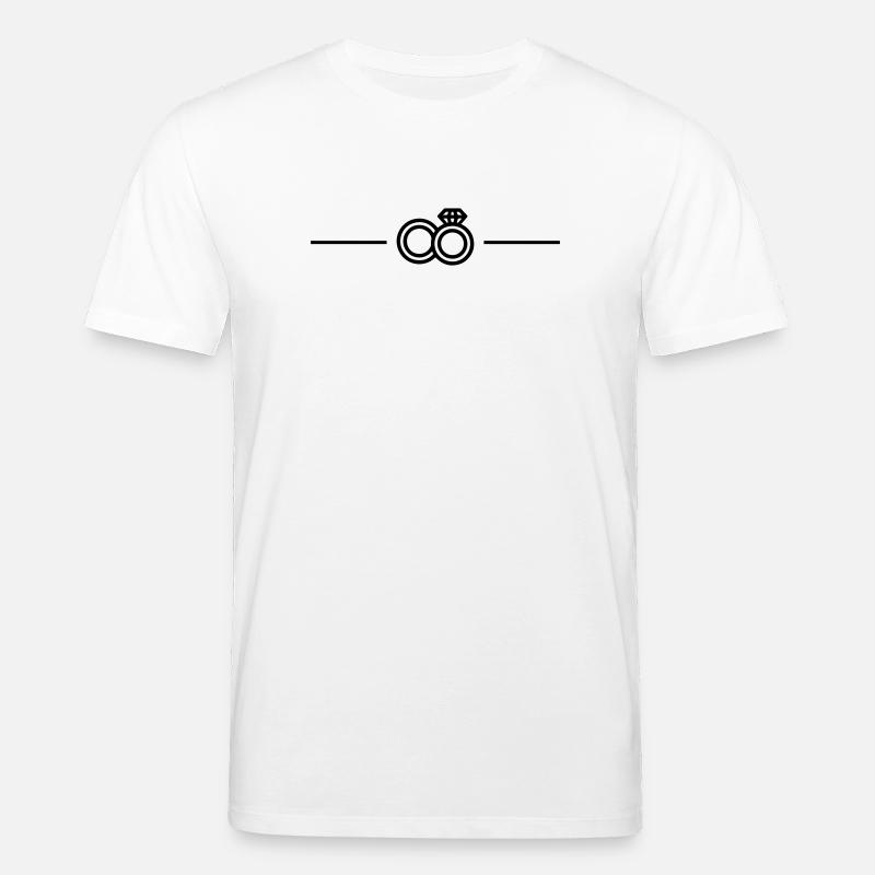 Eheringe - Stanley/Stella Unisex Bio-T-Shirt CREATOR  - Weiß