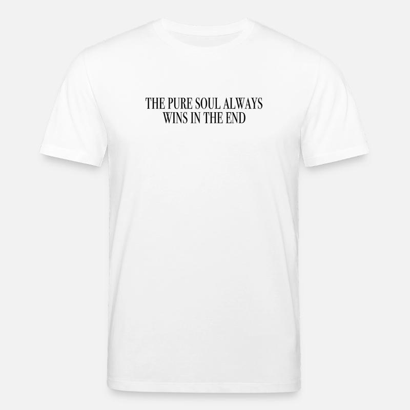 Die Seele gewinnt - Sprücheshirts Motivation - Stanley/Stella Unisex Bio-T-Shirt CREATOR  - Weiß