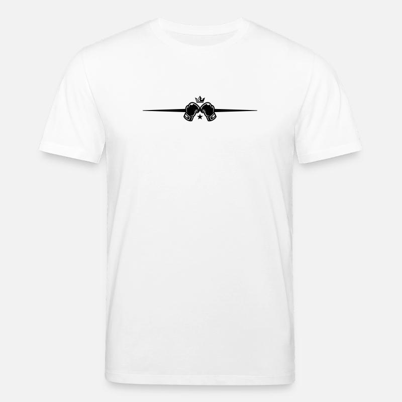 Symbole des gants de boxe Boxe - T-shirt bio CREATOR Stanley/Stella Unisexe - blanc