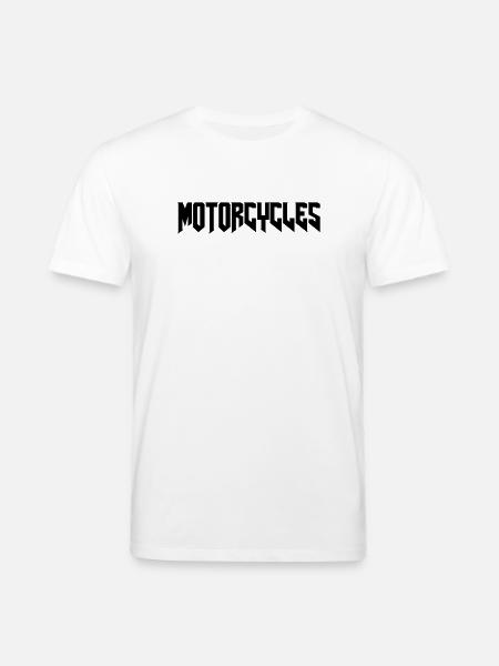 Motorcycles Chopper Custom bike - Stanley/Stella CREATOR Unisex Organic T-Shirt - white