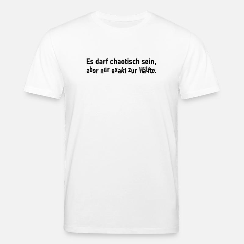 Exactly half - Stanley/Stella CREATOR Unisex Organic T-Shirt - white
