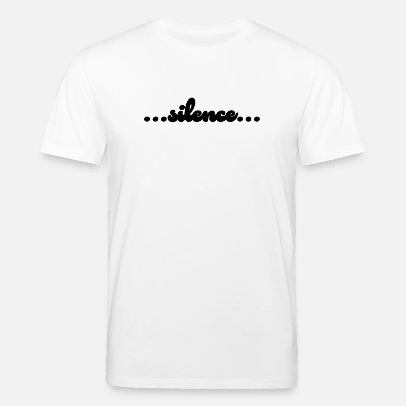 silence - Stanley/Stella Unisex Bio-T-Shirt CREATOR  - Weiß