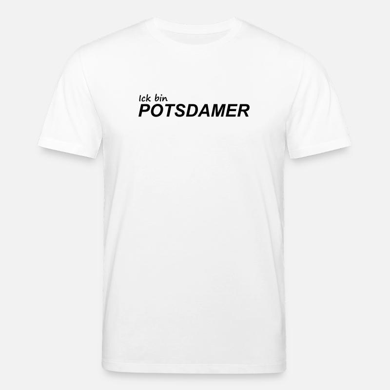 ICK BIN POTSDAMER - Stanley/Stella Unisex Bio-T-Shirt CREATOR  - Weiß