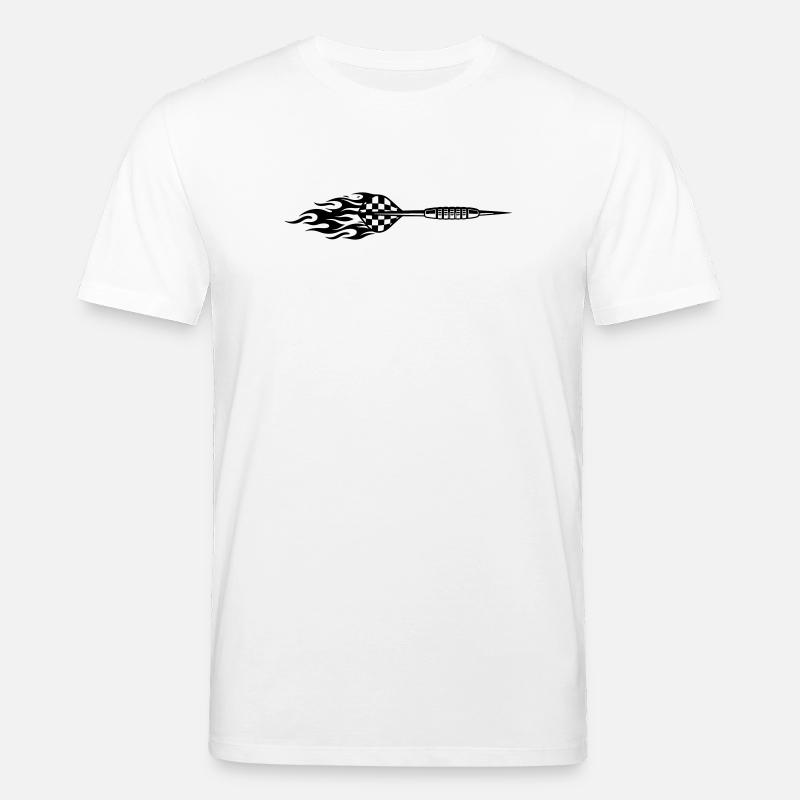 Symbole de fléchette Feu - T-shirt bio CREATOR Stanley/Stella Unisexe - blanc