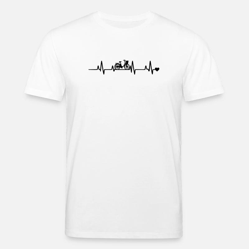  Fahrrad Radfahrer - Stanley/Stella Unisex Bio-T-Shirt CREATOR  - Weiß