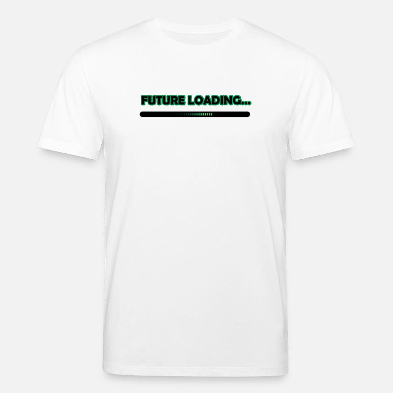 Future Loading Progress Tee - Stanley/Stella CREATOR Unisex Organic T-Shirt - white