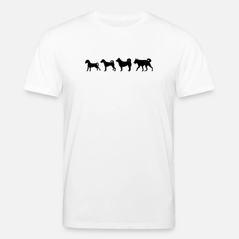Entwicklung des Hundes - Stanley/Stella Unisex Bio-T-Shirt CREATOR  - Weiß