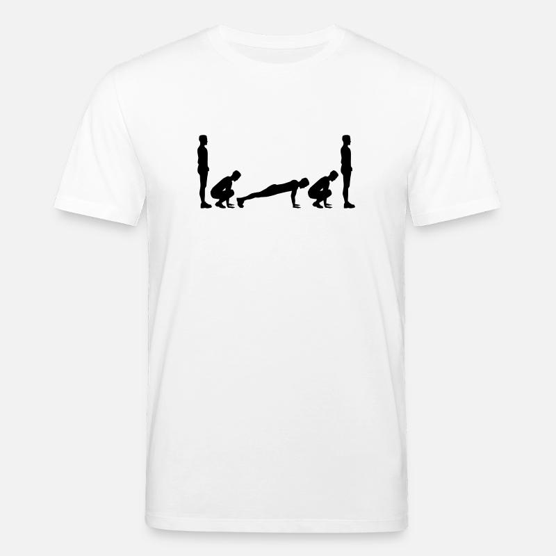 Burpees - Stanley/Stella Unisex Bio-T-Shirt CREATOR  - Weiß
