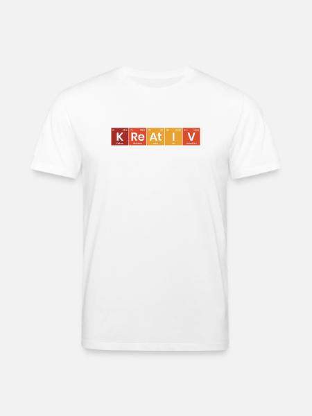 Periodensystem Kreativ - Stanley/Stella Unisex Bio-T-Shirt CREATOR - Weiß