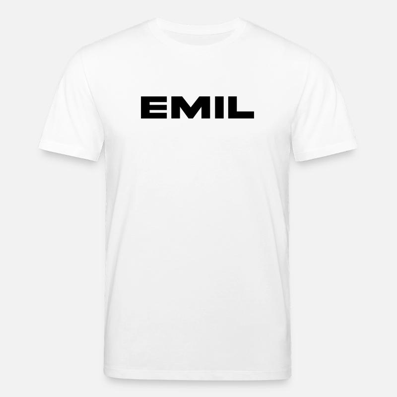 Emil Vorname Name - Stanley/Stella Unisex Bio-T-Shirt CREATOR  - Weiß