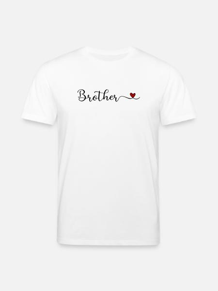 Bruder - Bruderherz - Stanley/Stella Unisex Bio-T-Shirt CREATOR - Weiß