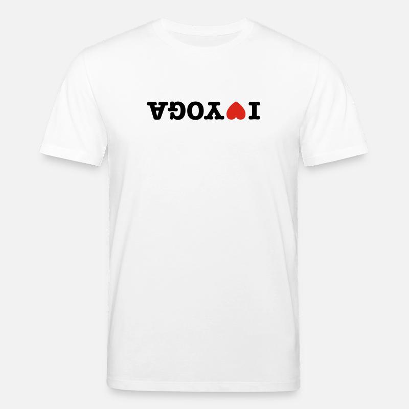 I love yoga - Stanley/Stella Unisex Bio-T-Shirt CREATOR  - Weiß