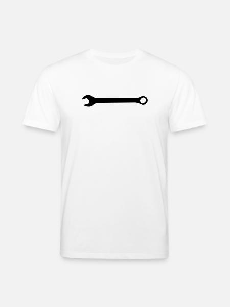 wrench tool profession - Stanley/Stella CREATOR Unisex Organic T-Shirt - white