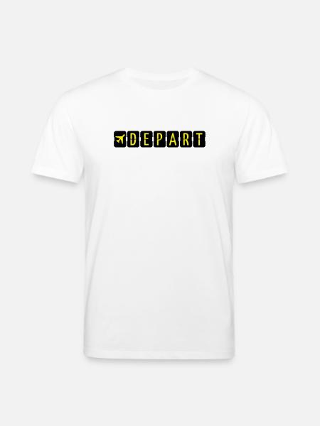 Départ - T-shirt bio CREATOR Stanley/Stella Unisexe - blanc
