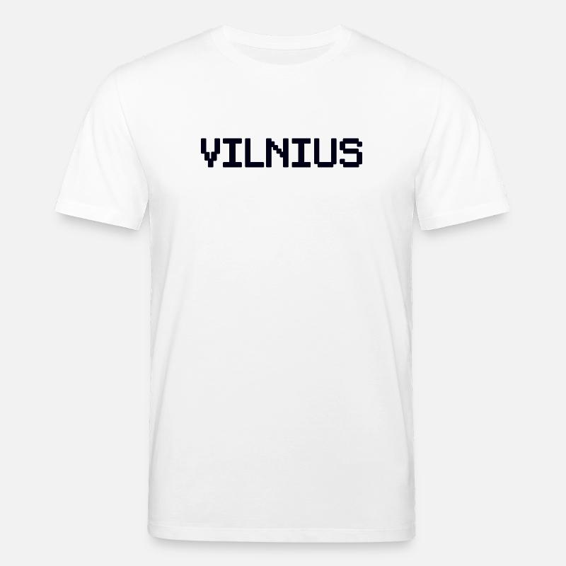 VILNIUS Lithuania Litauen - Stanley/Stella Unisex Bio-T-Shirt CREATOR  - Weiß