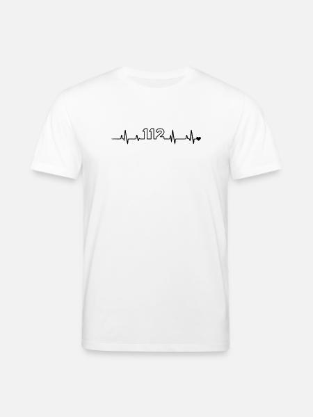 Fire Brigade 112 - Stanley/Stella CREATOR Unisex Organic T-Shirt - white