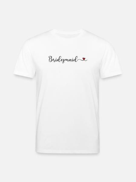 Bridesmaid - Stanley/Stella Unisex Bio-T-Shirt CREATOR - Weiß