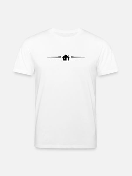 House icon property line - Stanley/Stella CREATOR Unisex Organic T-Shirt - white