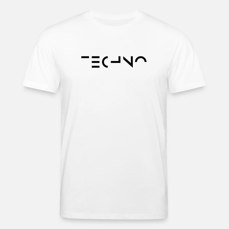 Minimal-Techno-Musik-Logo - Stanley/Stella Unisex Bio-T-Shirt CREATOR  - Weiß