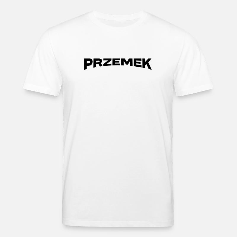 Przemek Name Geschenk - Stanley/Stella Unisex Bio-T-Shirt CREATOR  - Weiß