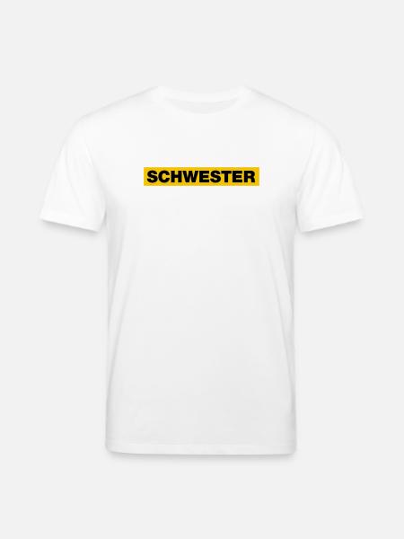 Schwester - Stanley/Stella Unisex Bio-T-Shirt CREATOR - Weiß