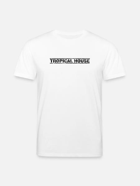 Maison tropicale - T-shirt bio CREATOR Stanley/Stella Unisexe - blanc