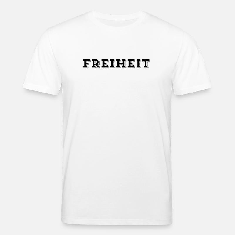 LIBERTÉ – Sans limites et libre - T-shirt bio CREATOR Stanley/Stella Unisexe - blanc