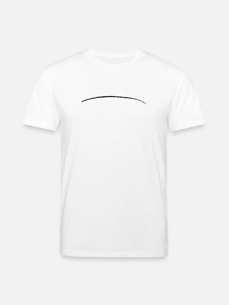 coup de pinceau rayé ligne - T-shirt bio CREATOR Stanley/Stella Unisexe - blanc