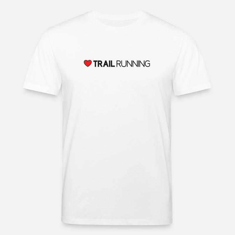 J’adore le trail running - T-shirt bio CREATOR Stanley/Stella Unisexe - blanc