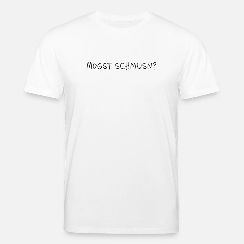 Mogst schmusn? Dialekt Minimal Statement - Stanley/Stella Unisex Bio-T-Shirt CREATOR  - Weiß