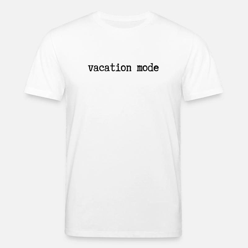 URLAUBSMODUS - Stanley/Stella Unisex Bio-T-Shirt CREATOR  - Weiß
