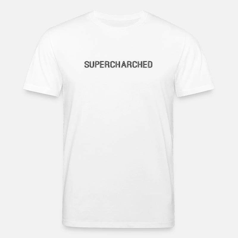 SUPERCHARCHED Schriftzug - Stanley/Stella Unisex Bio-T-Shirt CREATOR  - Weiß