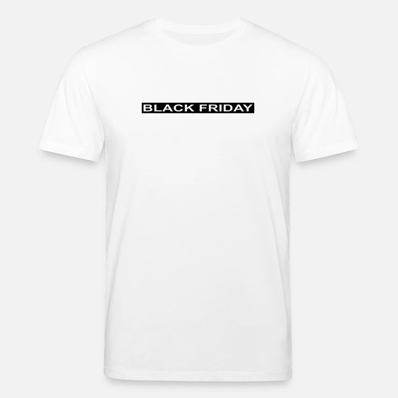 Noir Vendredi Minimaliste - T-shirt bio CREATOR Stanley/Stella Unisexe - blanc