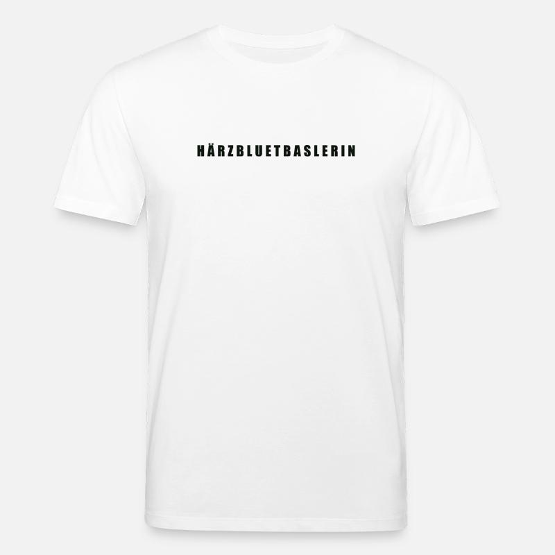 Härzbluetbaslerin Kanton Basel - Stanley/Stella Unisex Bio-T-Shirt CREATOR  - Weiß