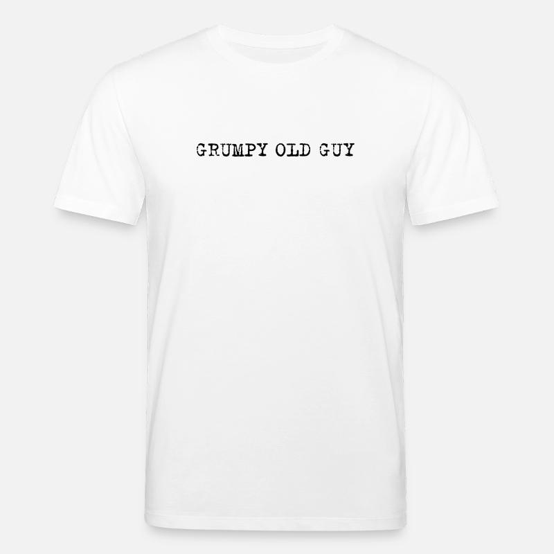Grumpy Old Man – Selbstironisches Statement - Stanley/Stella Unisex Bio-T-Shirt CREATOR  - Weiß