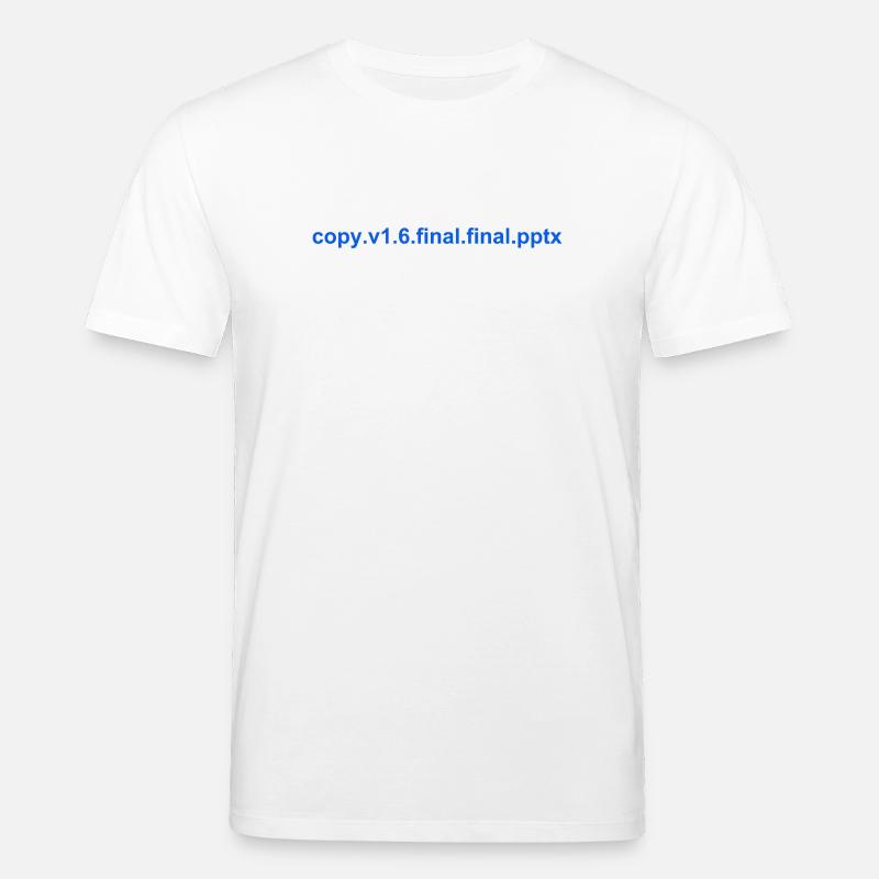 Le PowerPoint final - T-shirt bio CREATOR Stanley/Stella Unisexe - blanc