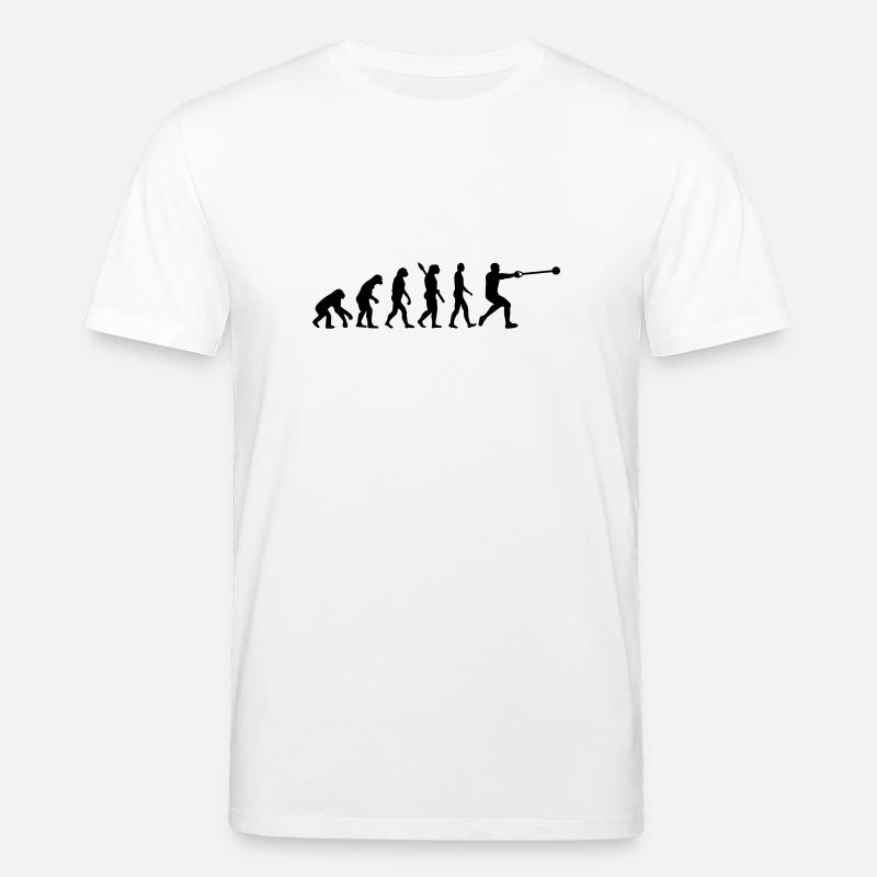 Evolution Hammer throw - Stanley/Stella CREATOR Unisex Organic T-Shirt - white